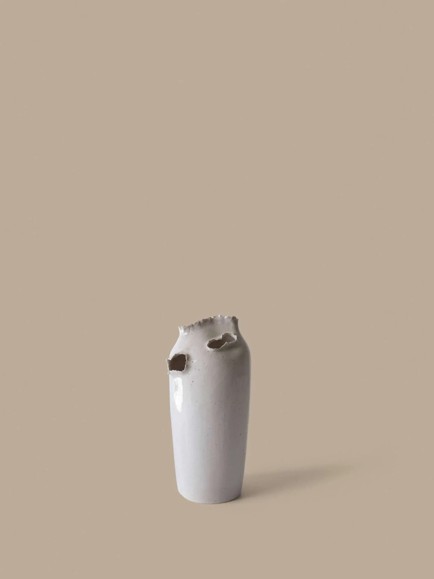 Tereo maljakko, Off-white speckle, 27 cm Ferm Living