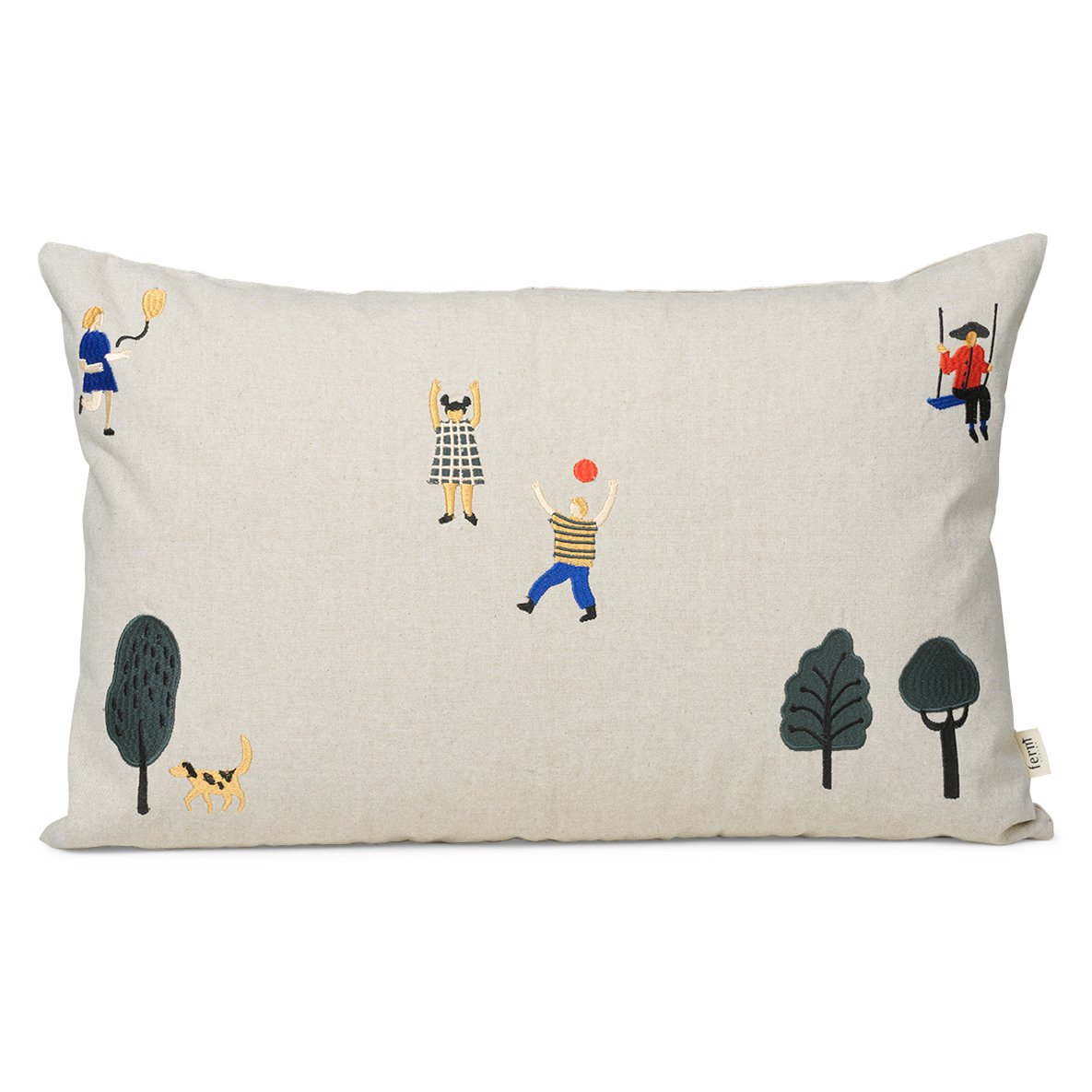 Ferm Living The Park tyyny 40x60 cm Natural | Skandinaavinen Sisustus | Tyynyt | Beige