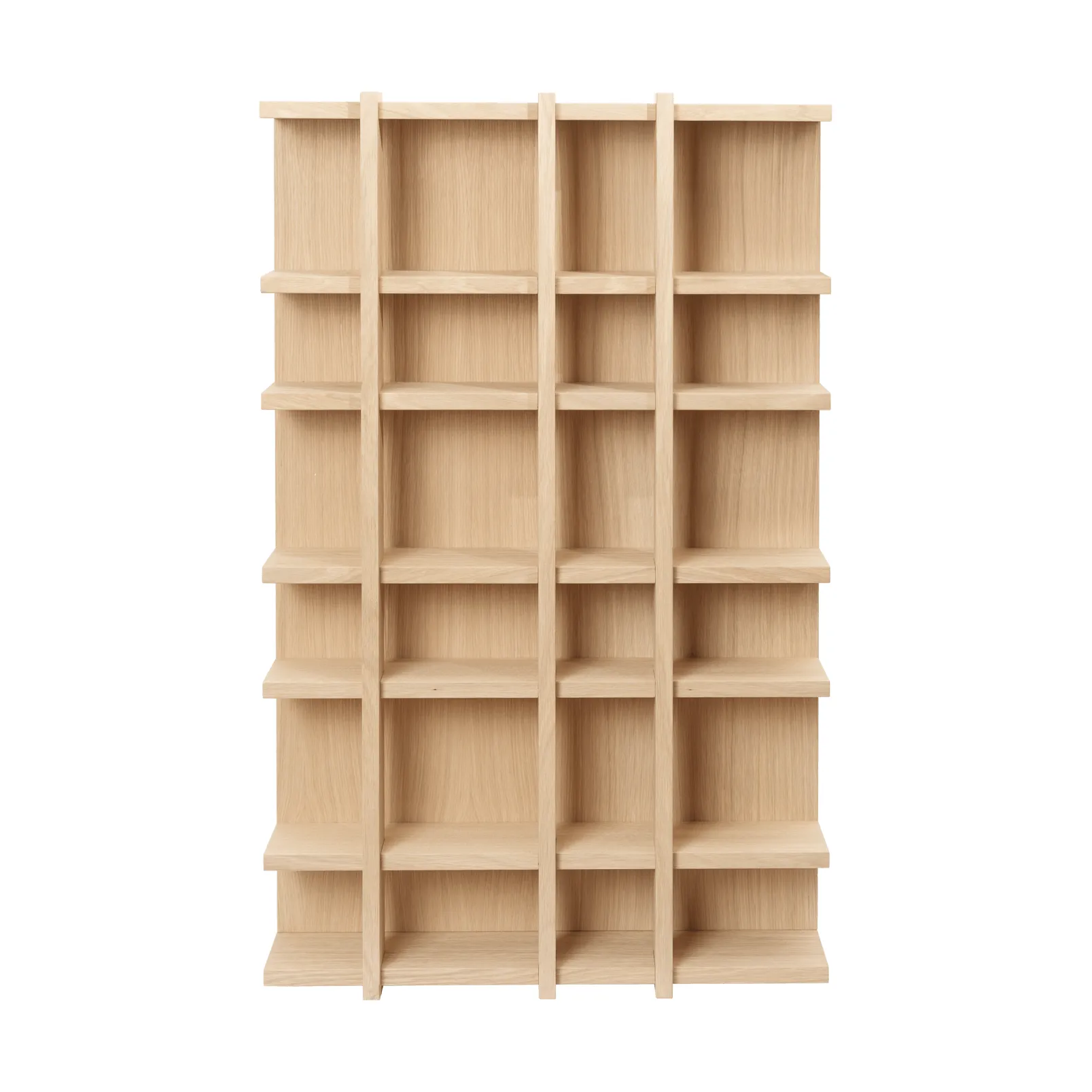 Tilem kirjahylly, Tammi-viilu, 4x6 Ferm Living