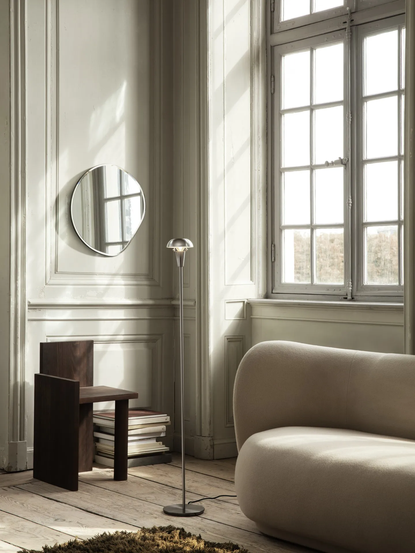 Tiny lattiavalaisin 124,2 cm, Teräs Ferm Living
