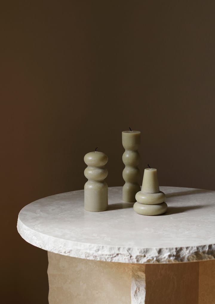 Torno kynttilät 3-pakkaus Ø 4 cm, Hiekka Ferm Living