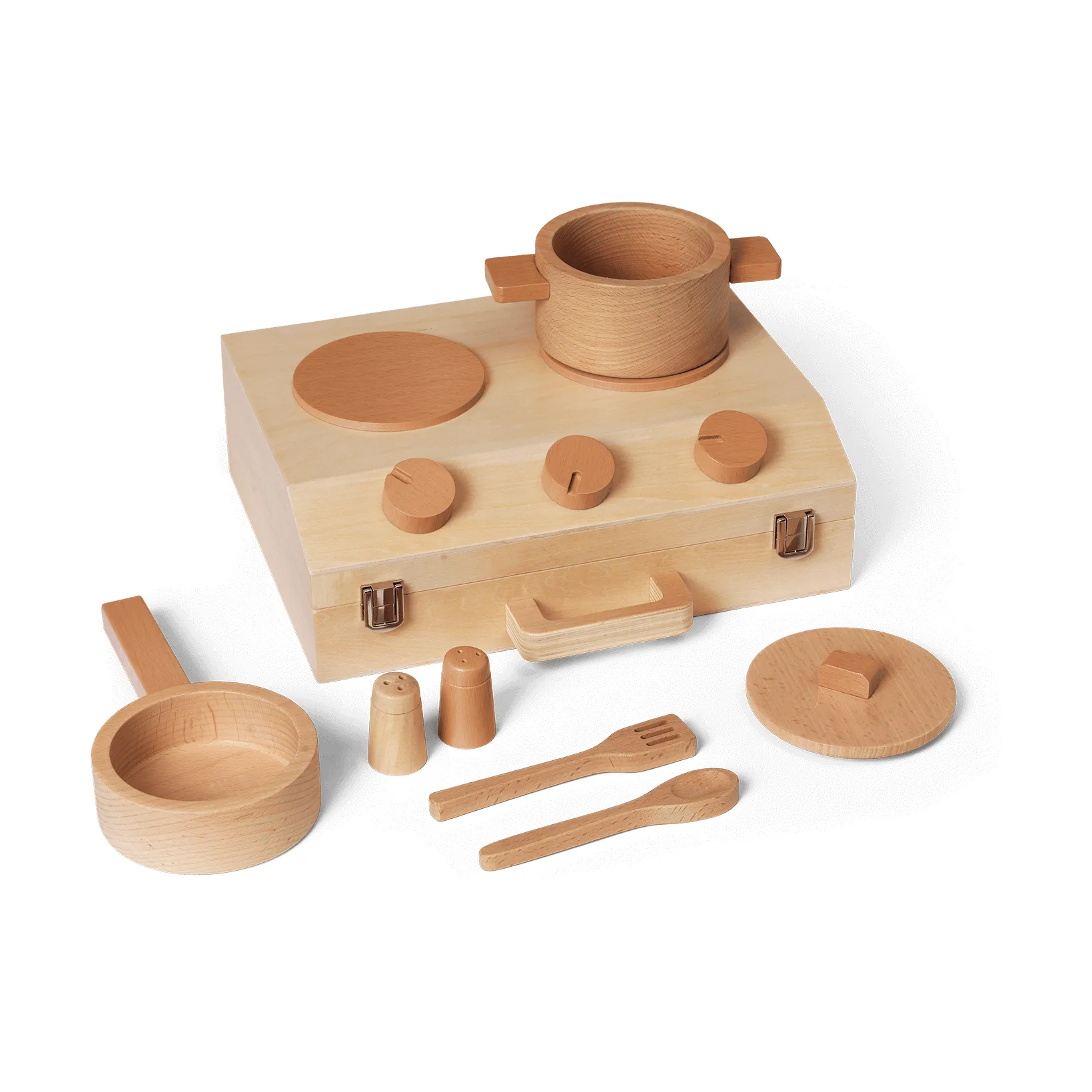 Toro Suitcase Kitchen ruoanlaittosarja lapsille, Natural Ferm Living