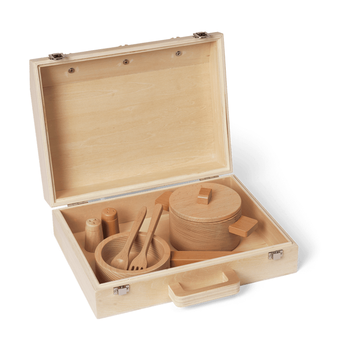 Toro Suitcase Kitchen ruoanlaittosarja lapsille, Natural Ferm Living
