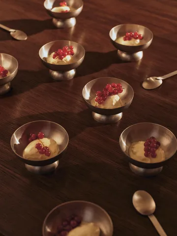 Tumbled lasikulhot - Ruostumaton teräs - Ferm Living