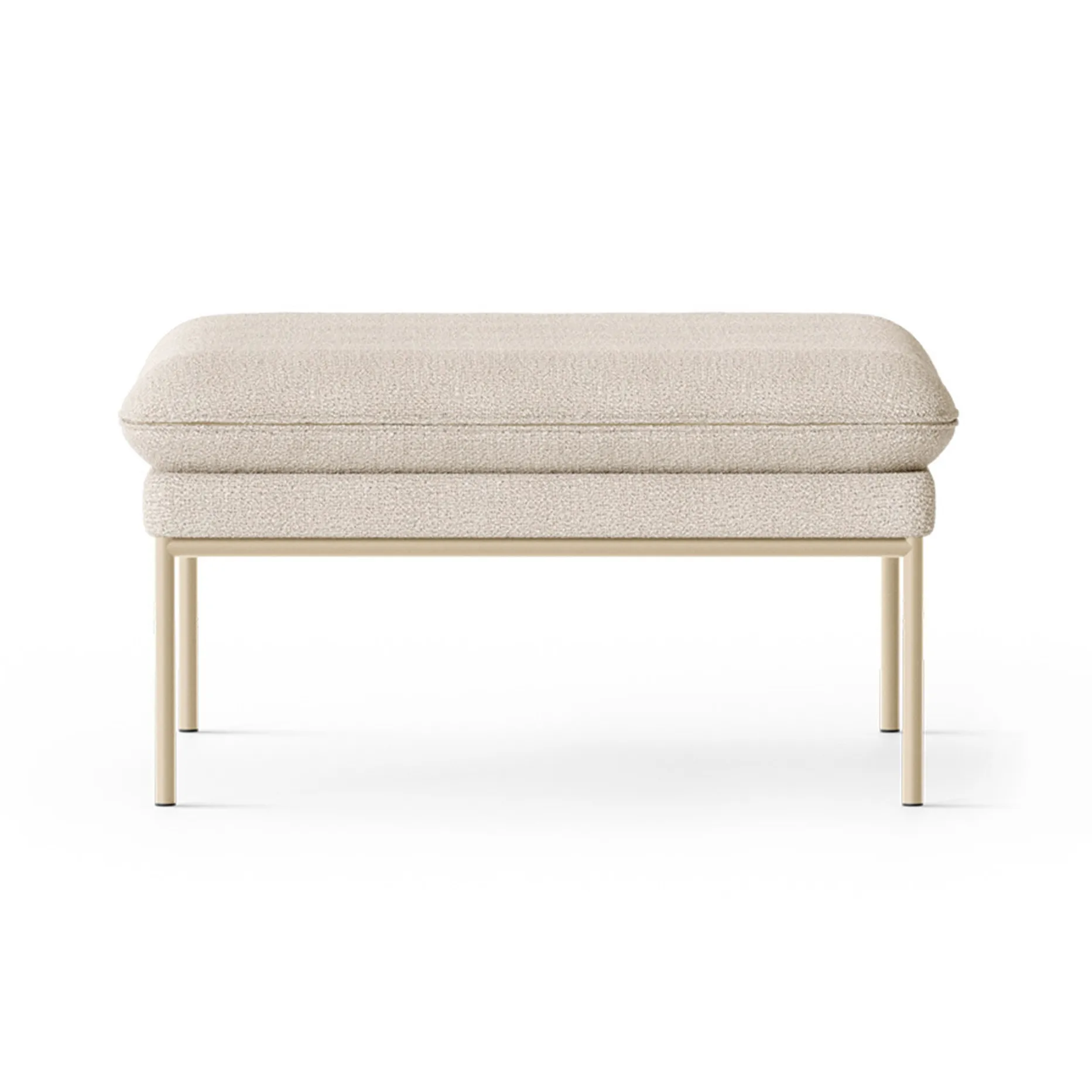 Turn pouf -istuinrahi, Cashmere bouclé offwhite Ferm Living