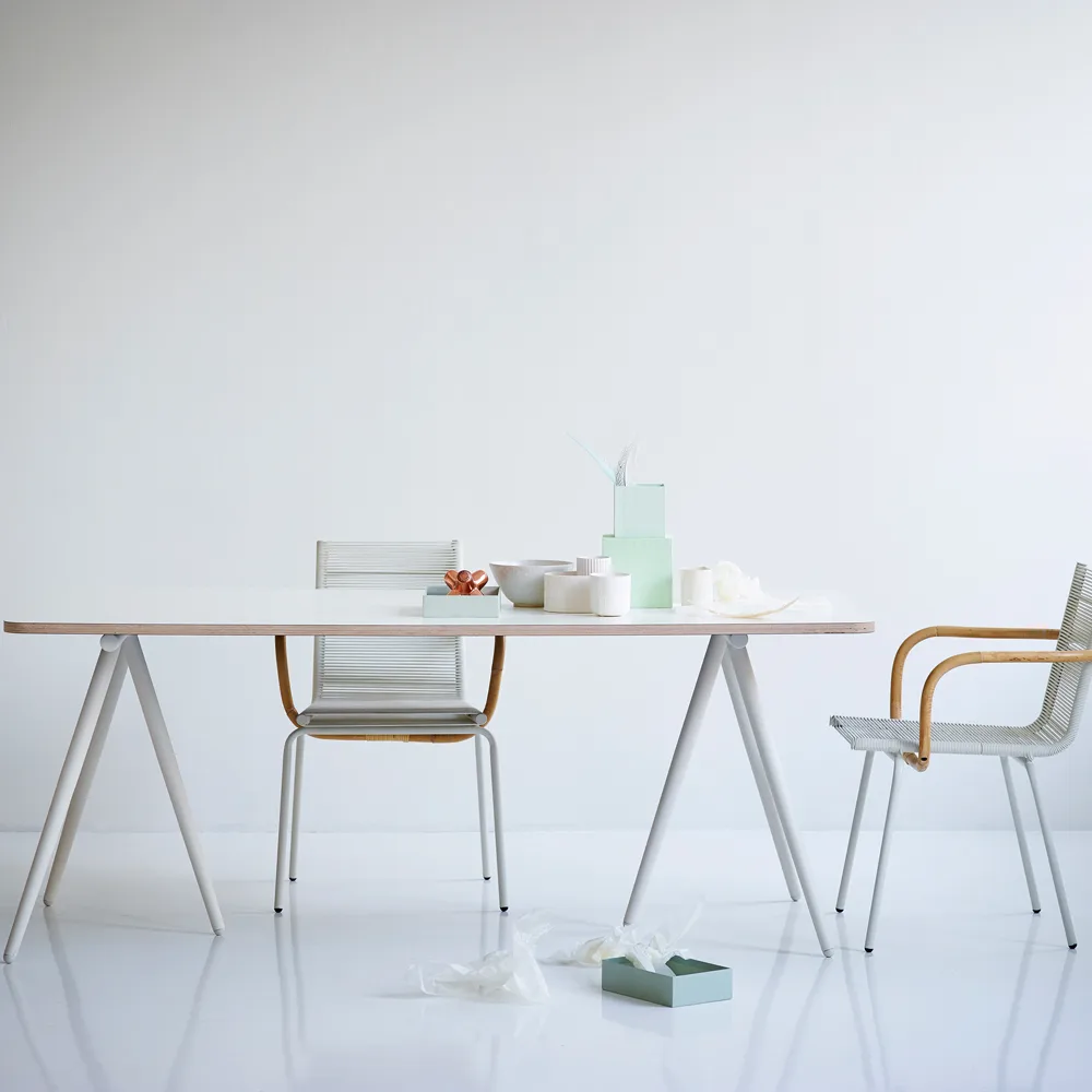 Turn sohvasänky, Kangas fiord by kvadrat dark grey, musta runko Ferm Living