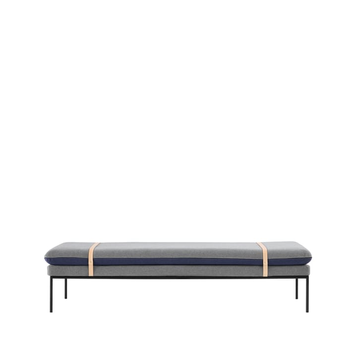 Turn sohvasänky - Kangas wool blue/light grey, musta runko - Ferm LIVING