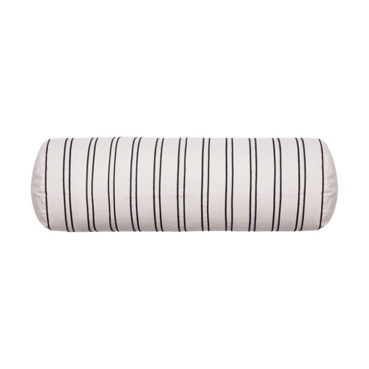 Twill-malli tyynypyörä (bolster cylinderkudde) - Off-white-black - Ferm Living