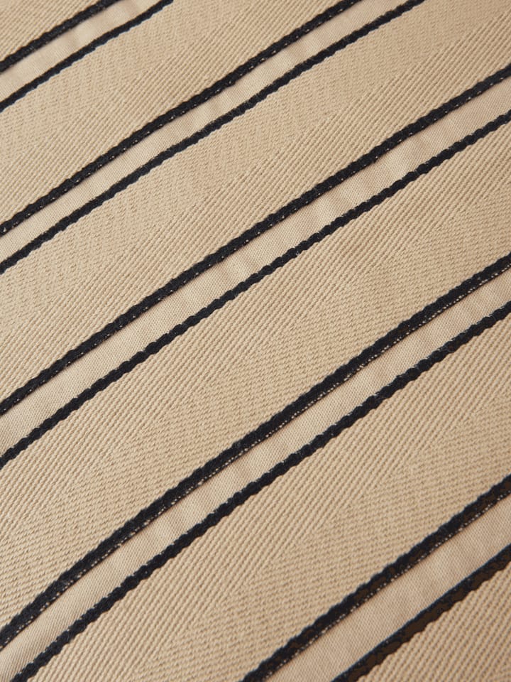 Twill-tyynynpäällinen 50x50 cm, Cashmere-black Ferm Living