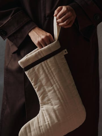 Vari tikattu joulusukka - Cotton-natural - Ferm Living