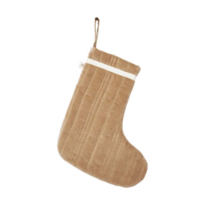 Vari tikattu joulusukka - Velvet-tan - Ferm Living