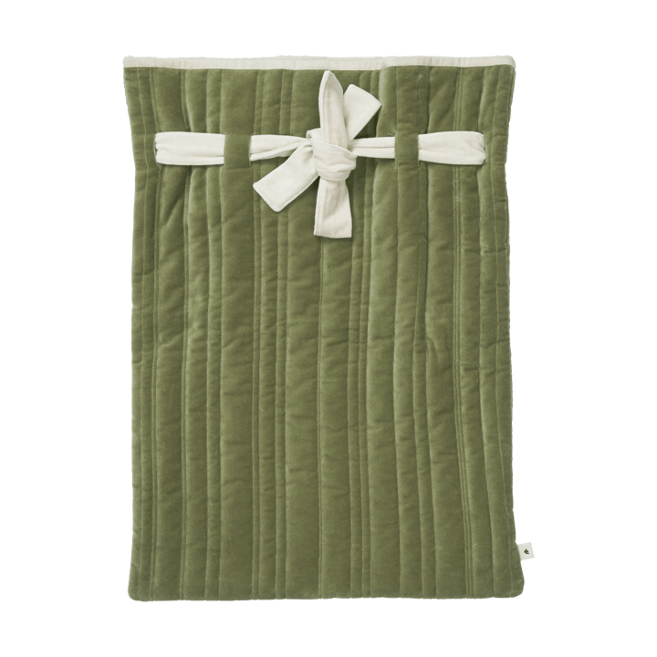 Vari tikattu säkki 50x70 cm - Velvet-khaki - Ferm Living