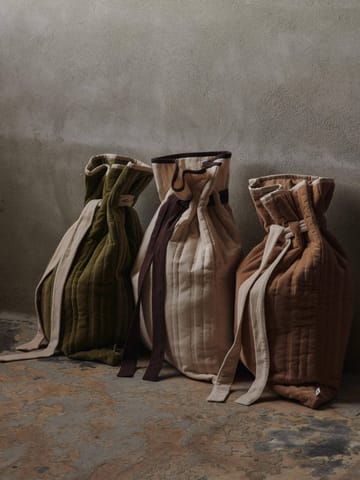 Vari tikattu säkki 50x70 cm - Velvet-khaki - Ferm Living
