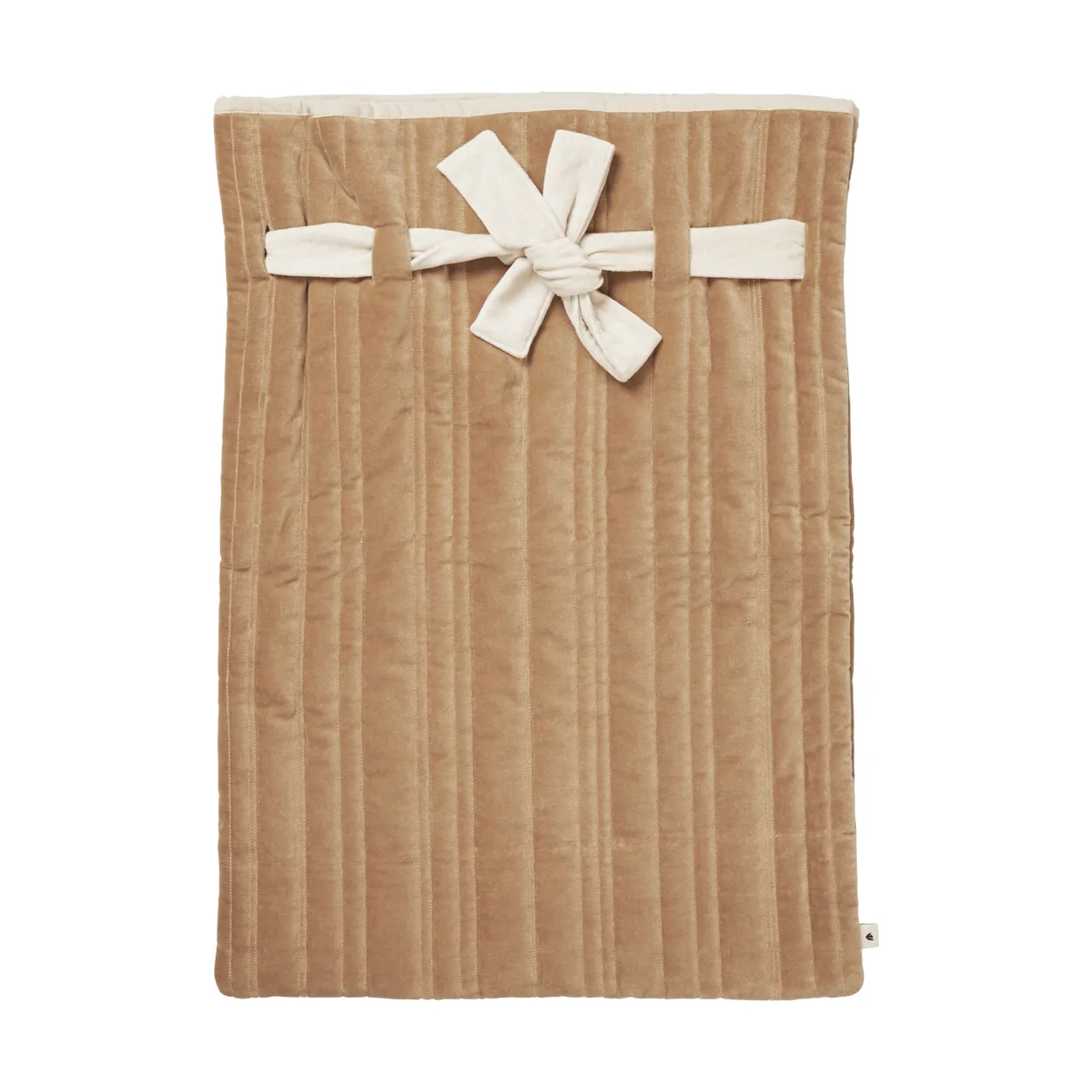 Ferm Living Vari tikattu säkki 50x70 cm Velvet-tan