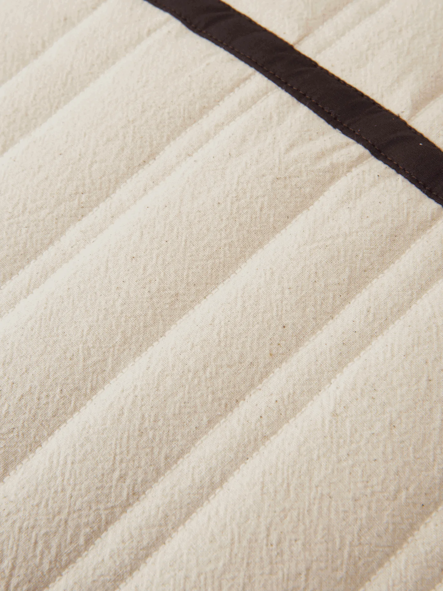 Vari tikkityyny 60x80 cm, Natural-dark chocolate Ferm Living