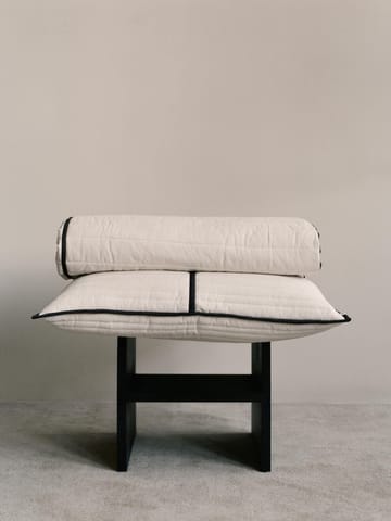 Vari tikkityyny 60x80 cm - Natural-dark chocolate - Ferm Living