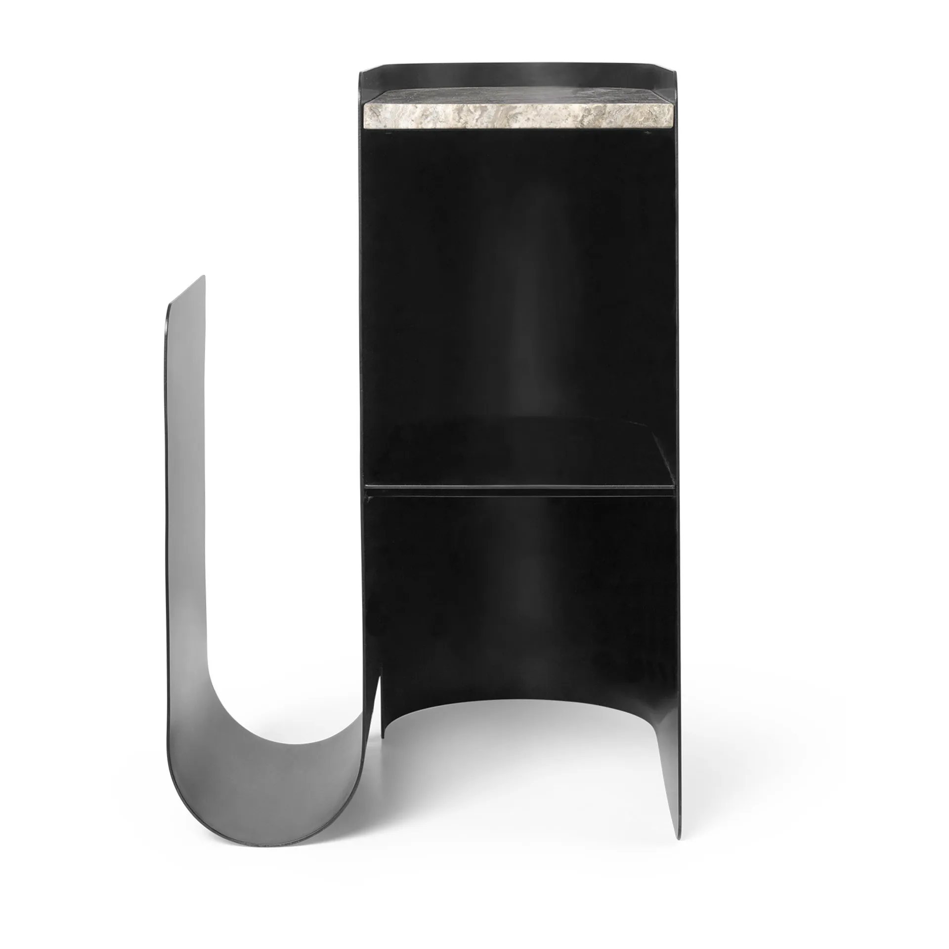 Vault sivupöytä 40,2 x 33,4 x 50 cm, Black Ferm Living