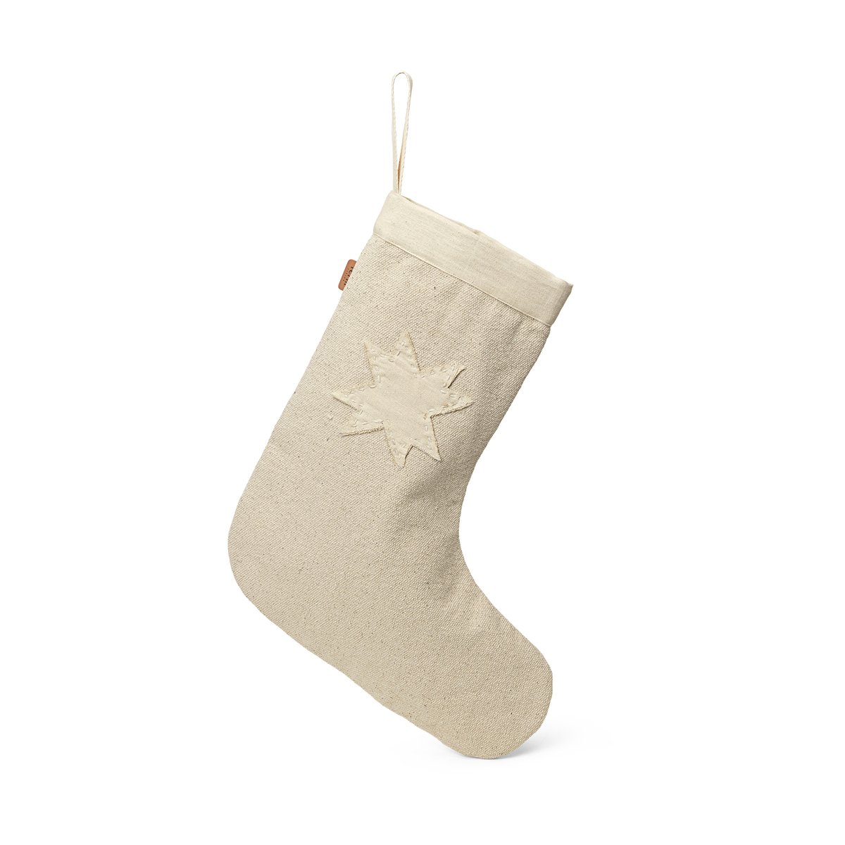 Ferm Living Vela joulusukka Natural | Skandinaavinen Sisustus | Joulukoristeet | Beige