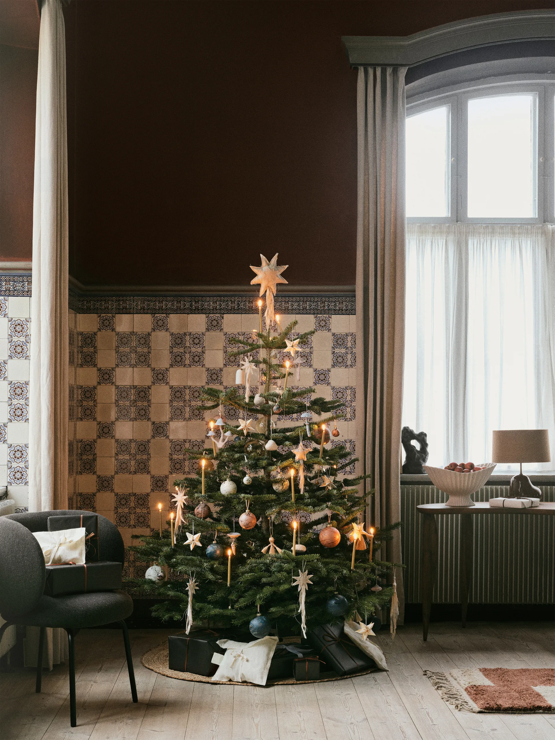 Vela Star Treetopper latvatähti, Natural Ferm Living