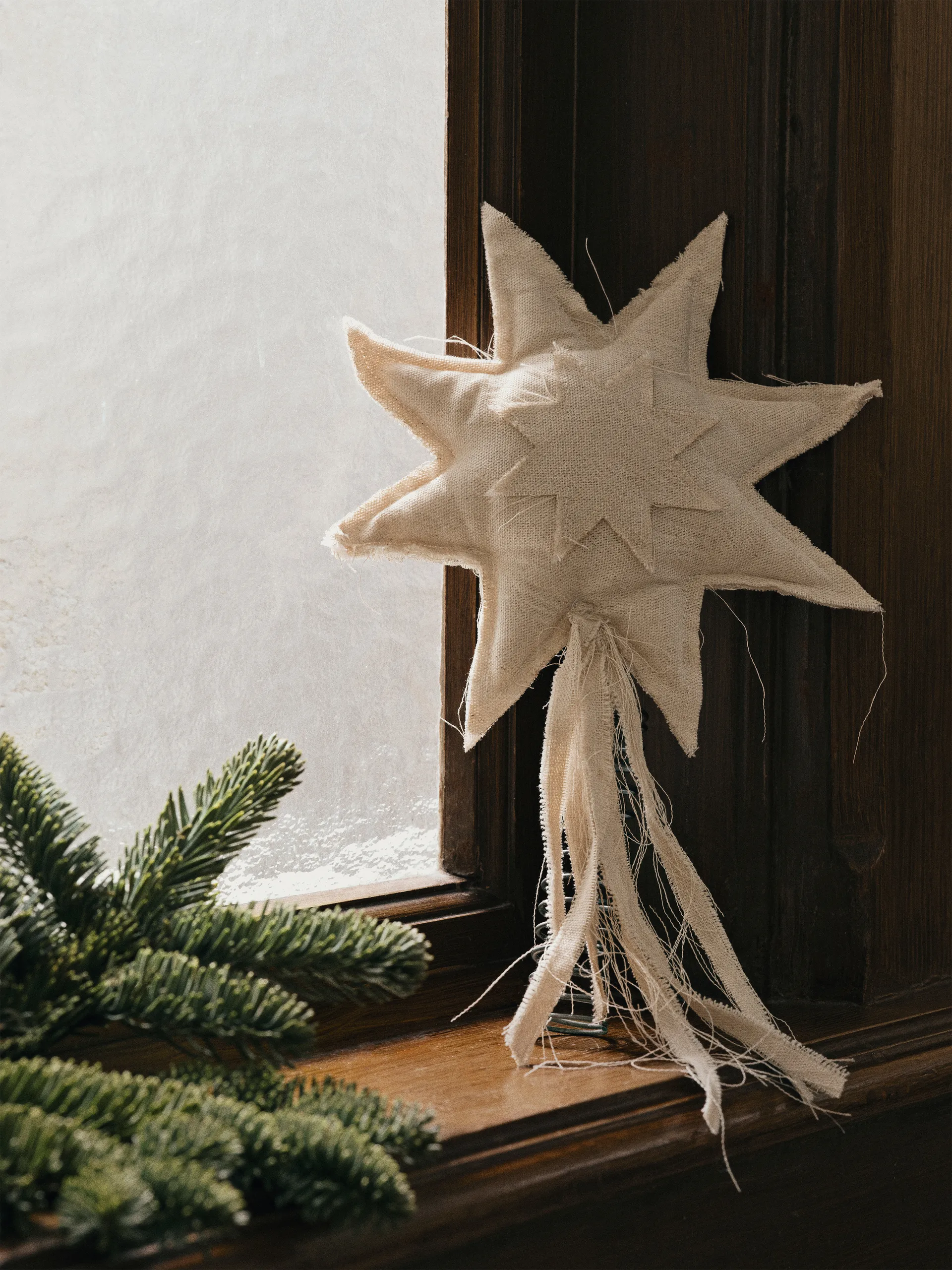 Vela Star Treetopper latvatähti, Natural Ferm Living