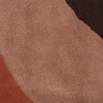 View matto 140 x 180 cm - Punainen-ruskea - Ferm Living