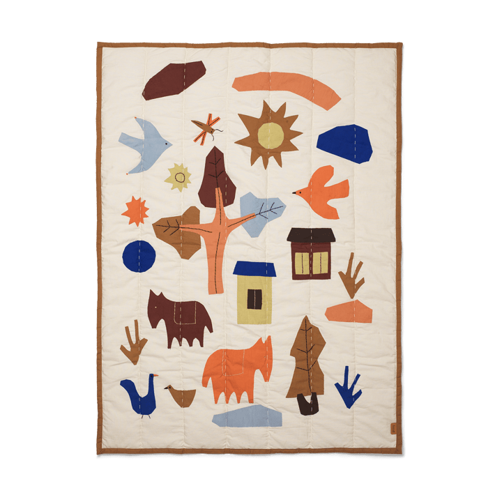 Villiga tikattu huopa 80x110 cm - Off-white - Ferm Living
