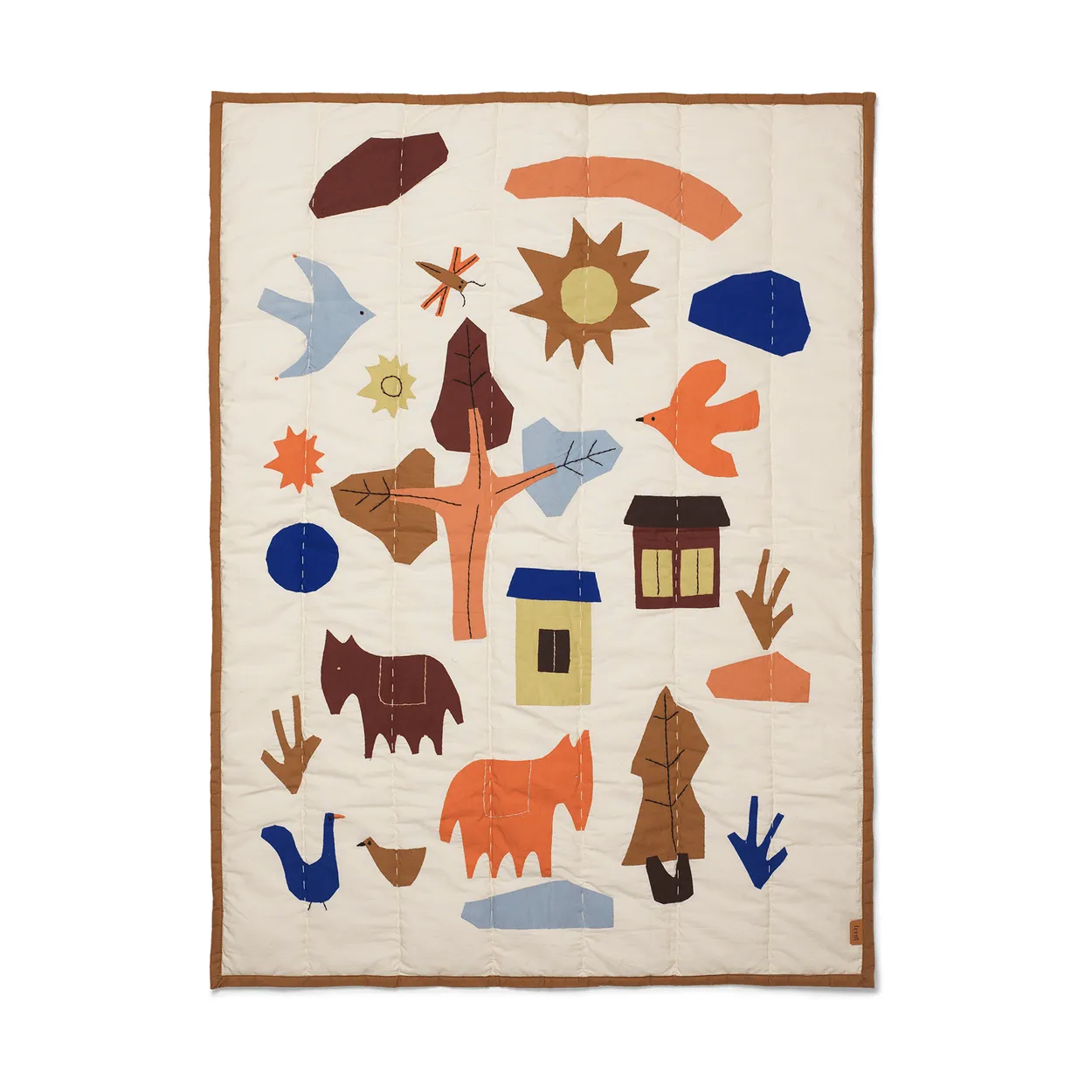 Ferm Living Villiga tikattu huopa 80x110 cm Off-white