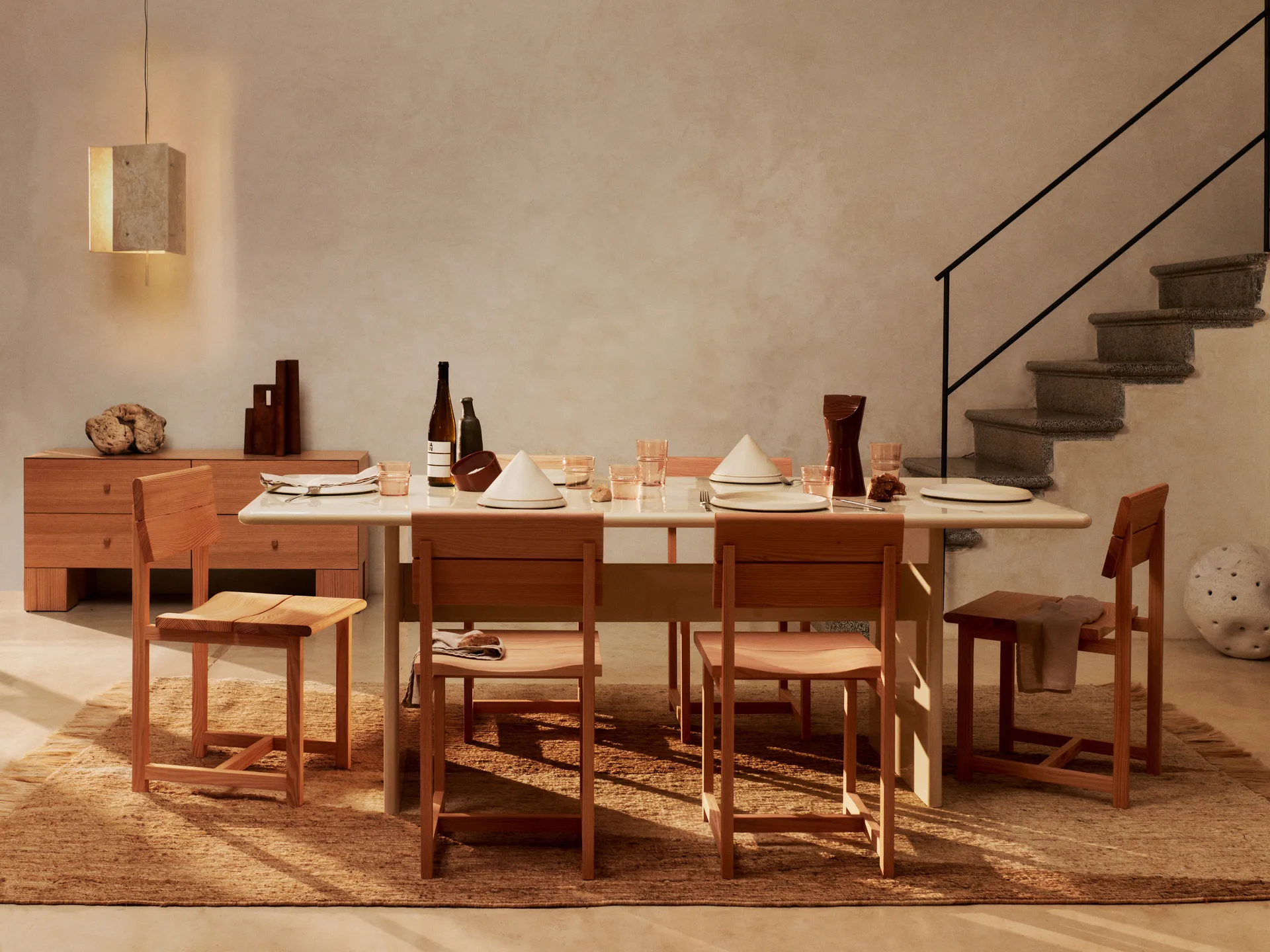 Visit dining chair tuoli, Douglas-kuusi Ferm Living