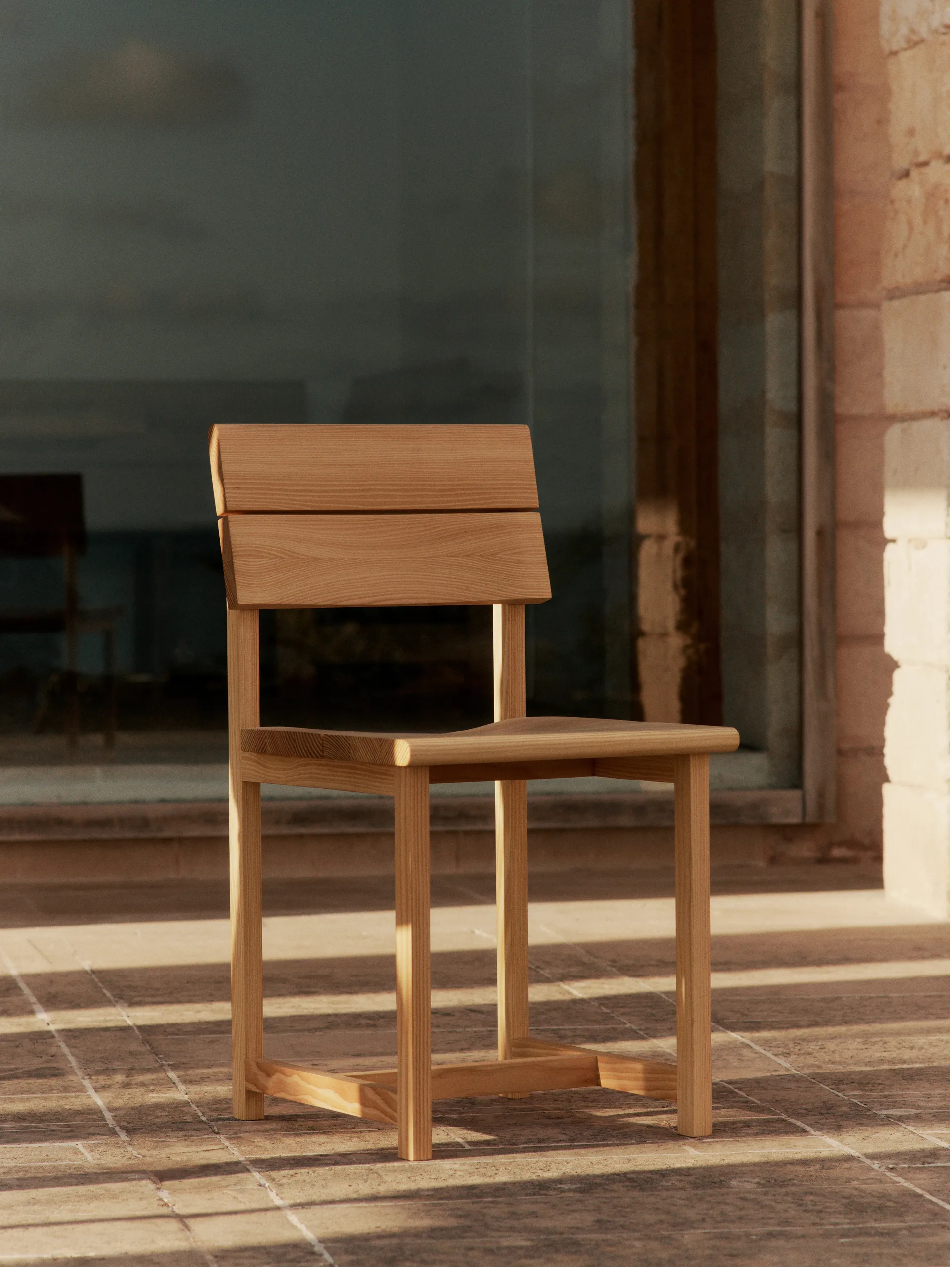 Visit dining chair tuoli, Douglas-kuusi Ferm Living