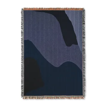 Vista huopa 120x170 cm - Dark blue - Ferm Living