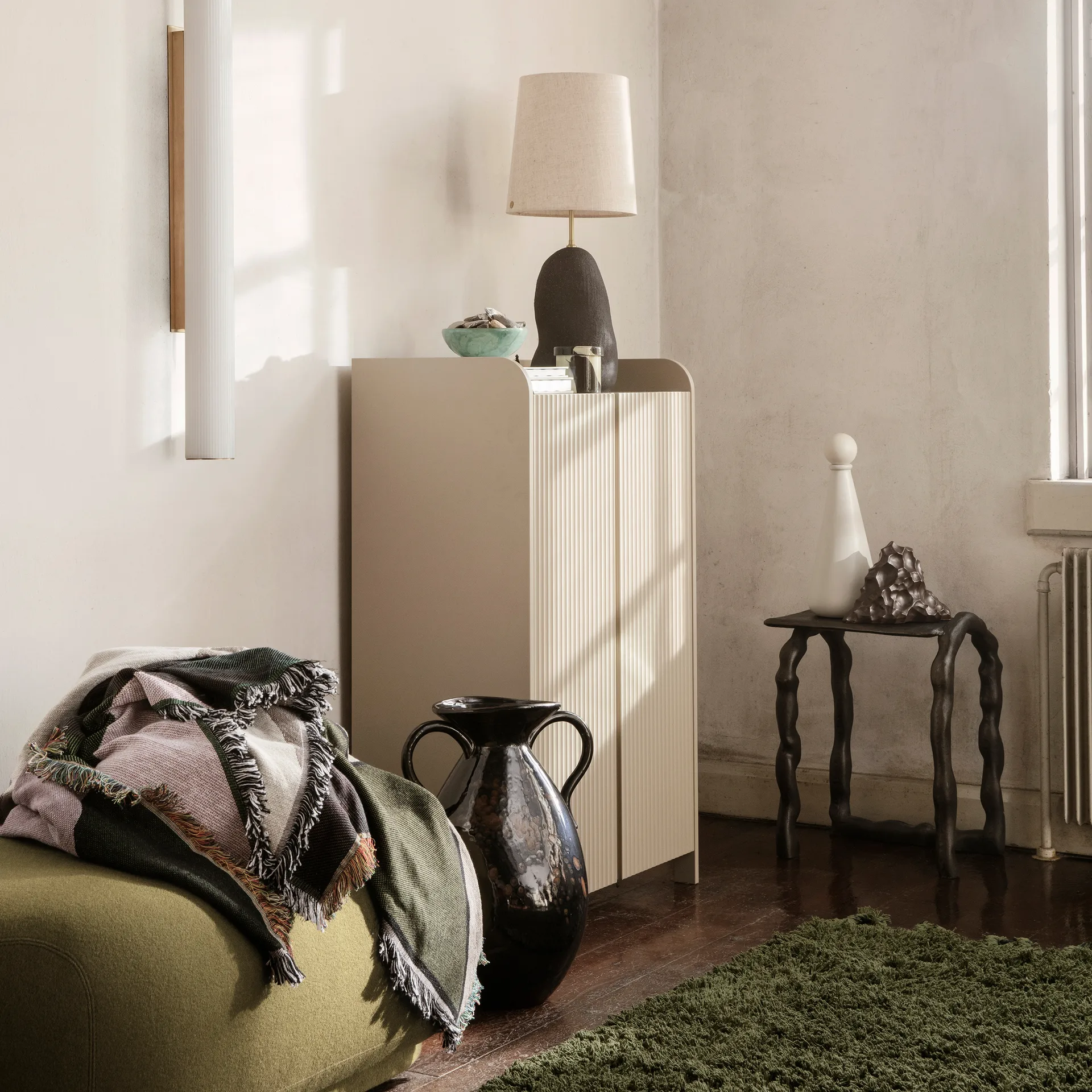 Vista huopa 120x170 cm, Lila-harmaa Ferm Living