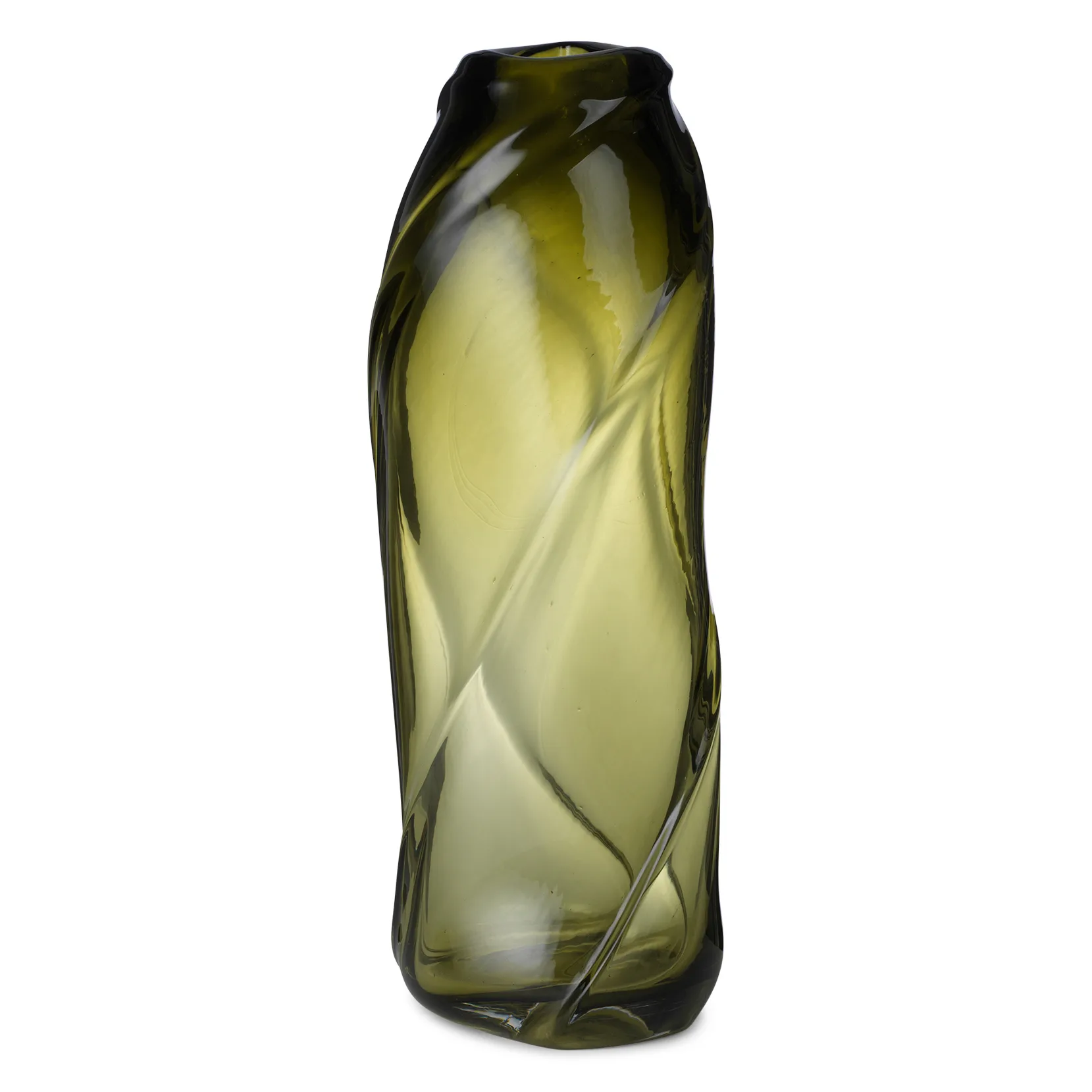 Water Swirl -maljakko, Moss green Ferm Living