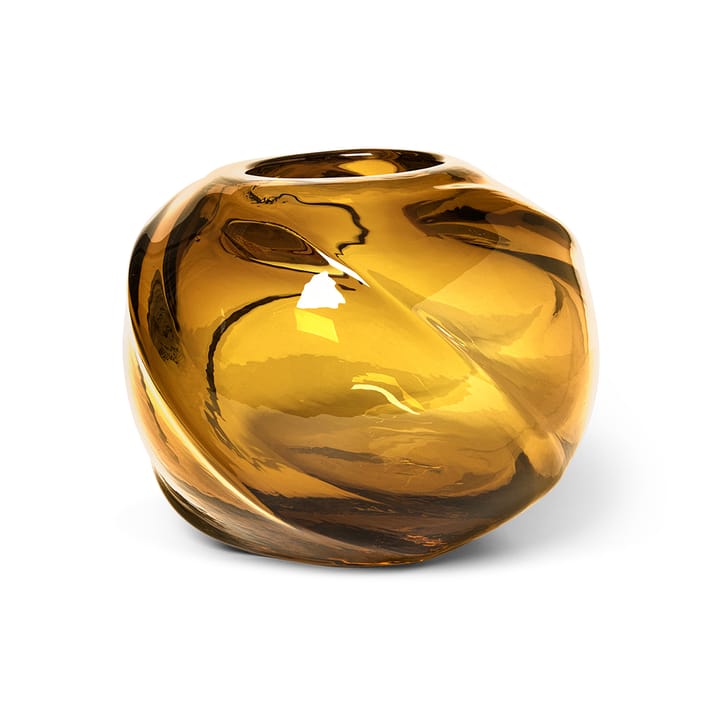 Water Swirl maljakko pyöreä Ø21 cm - Amber - ferm LIVING