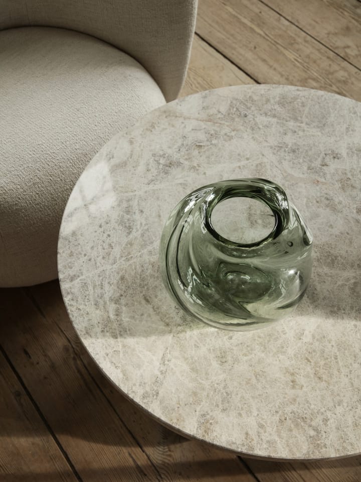 Water Swirl maljakko pyöreä Ø21 cm, Recycled glass Ferm Living