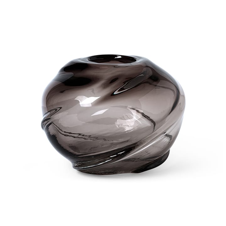 Water Swirl maljakko pyöreä Ø21 cm - Smoked Grey - ferm LIVING