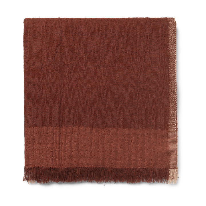 Weaver huopa 120x170 cm - Punaruskea - Ferm LIVING