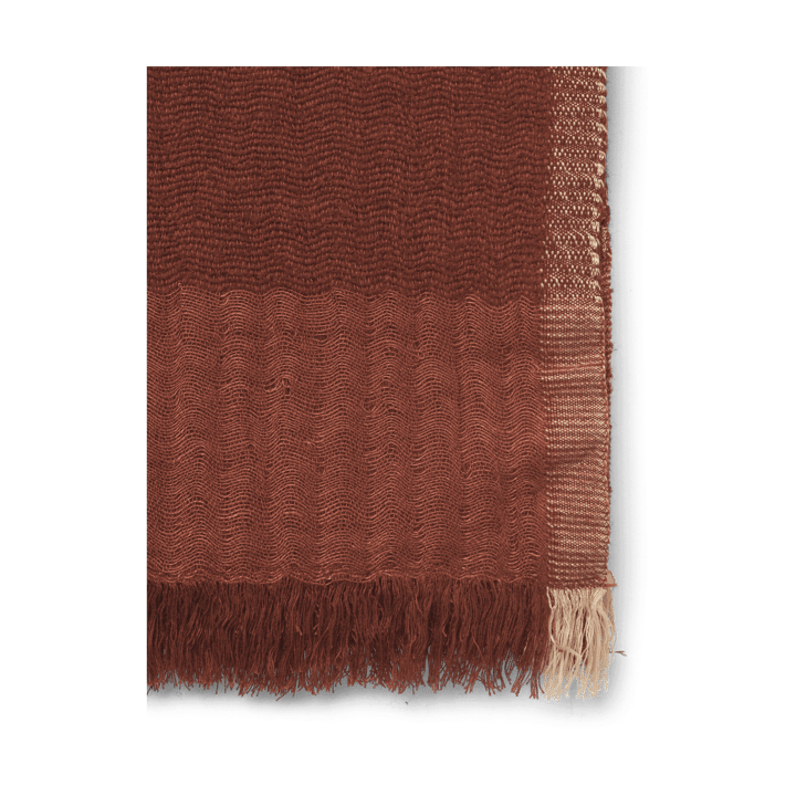 Weaver huopa 120x170 cm - Punaruskea - ferm LIVING