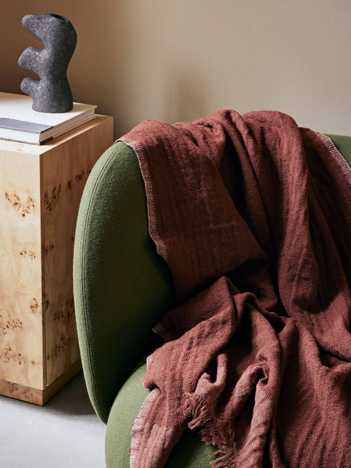 Weaver huopa 120x170 cm, Punaruskea Ferm Living