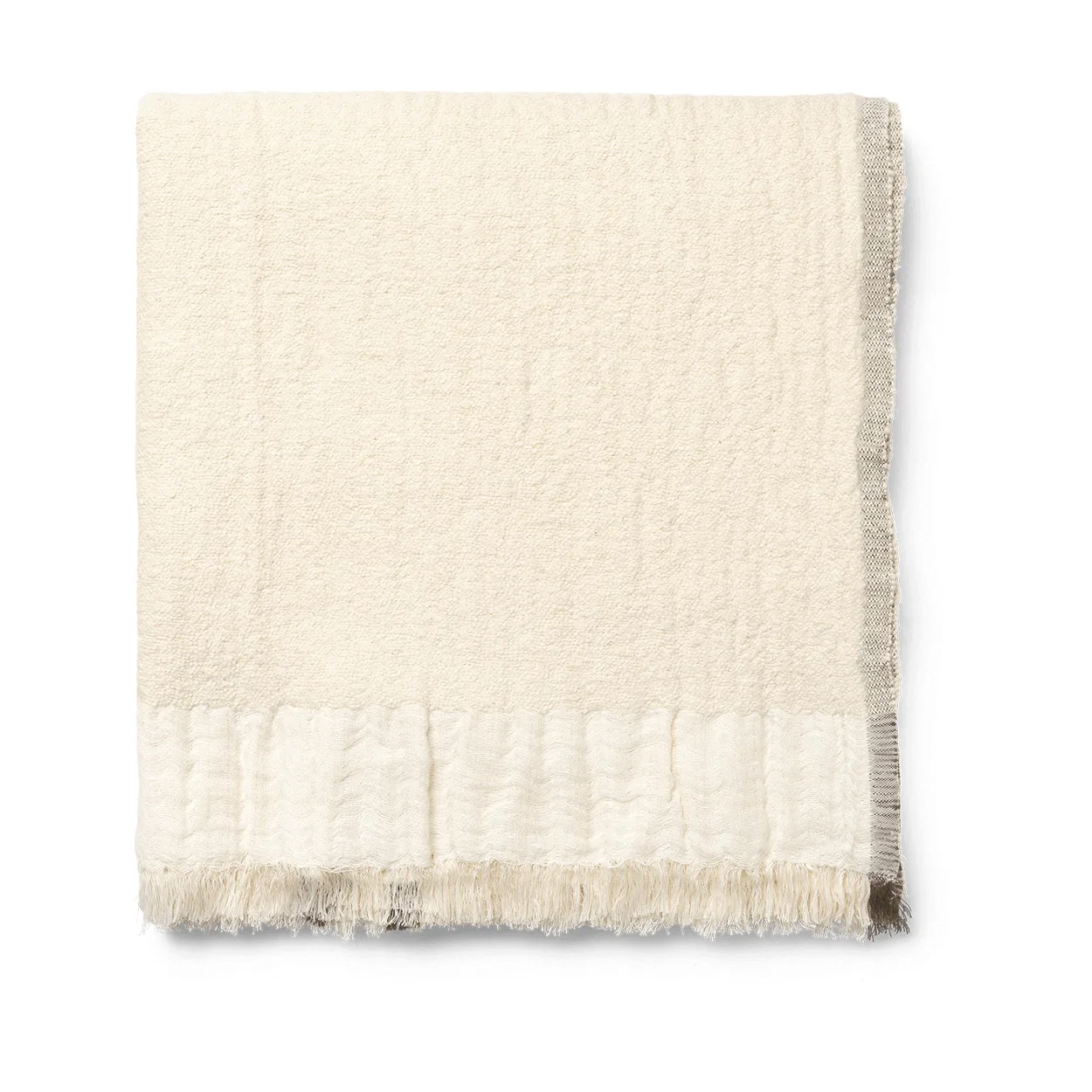 Ferm Living Weaver huopa 120x170 cm Vaaleanharmaa