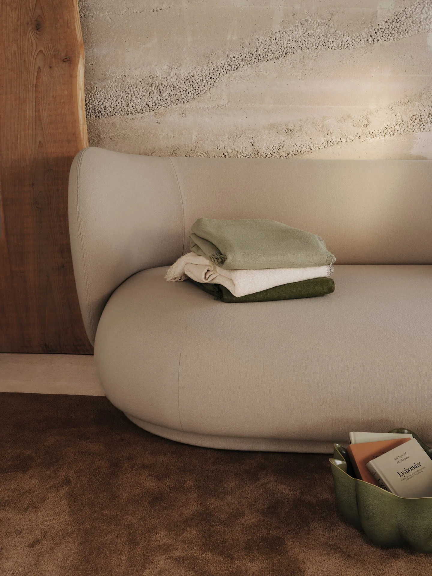 Weaver viltti 120x170 cm, Grey green Ferm Living