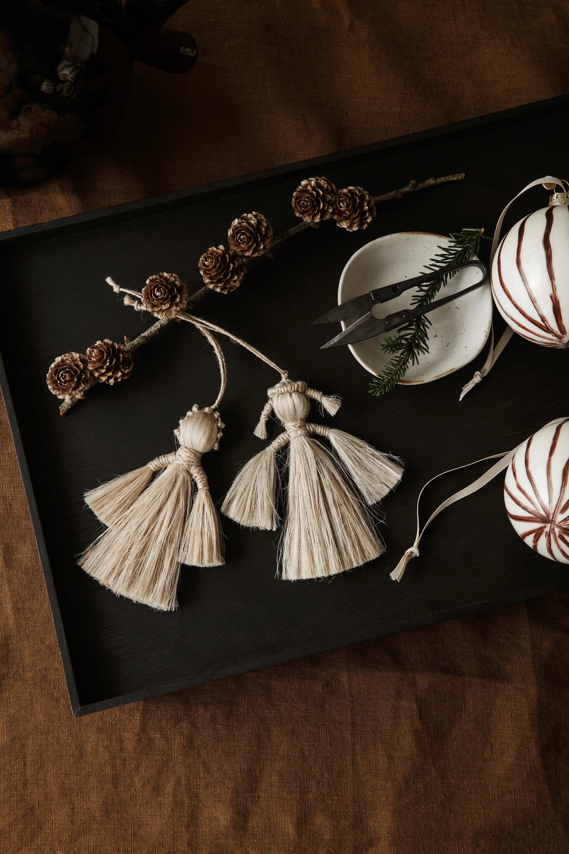 Wing angels joulukoriste 9 cm 2 kpl, Natural Ferm Living