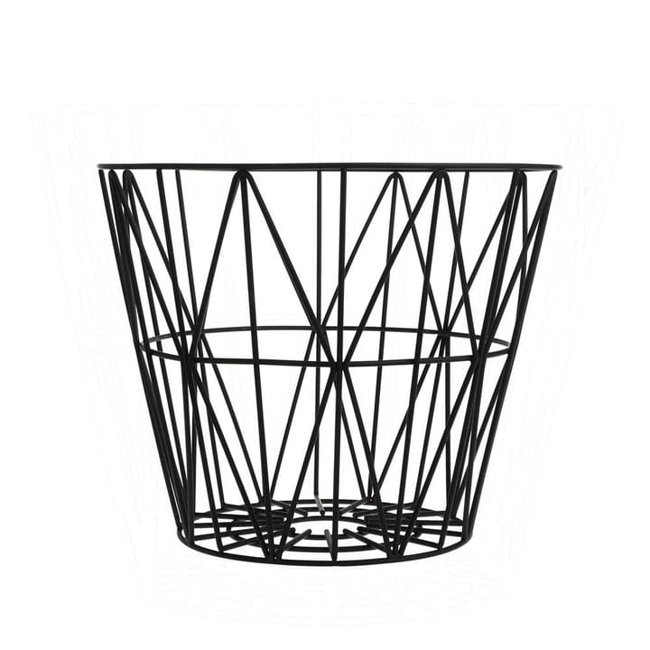 Wire kori musta - pieni 40 x 35 cm - ferm LIVING