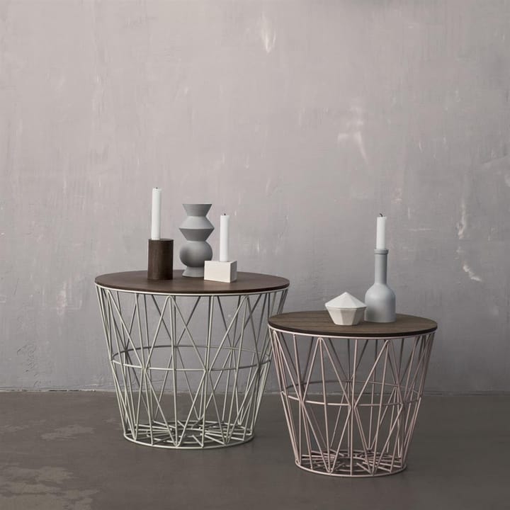 Wire korin kansi, savustettu tammi, pieni Ø 40 cm Ferm Living
