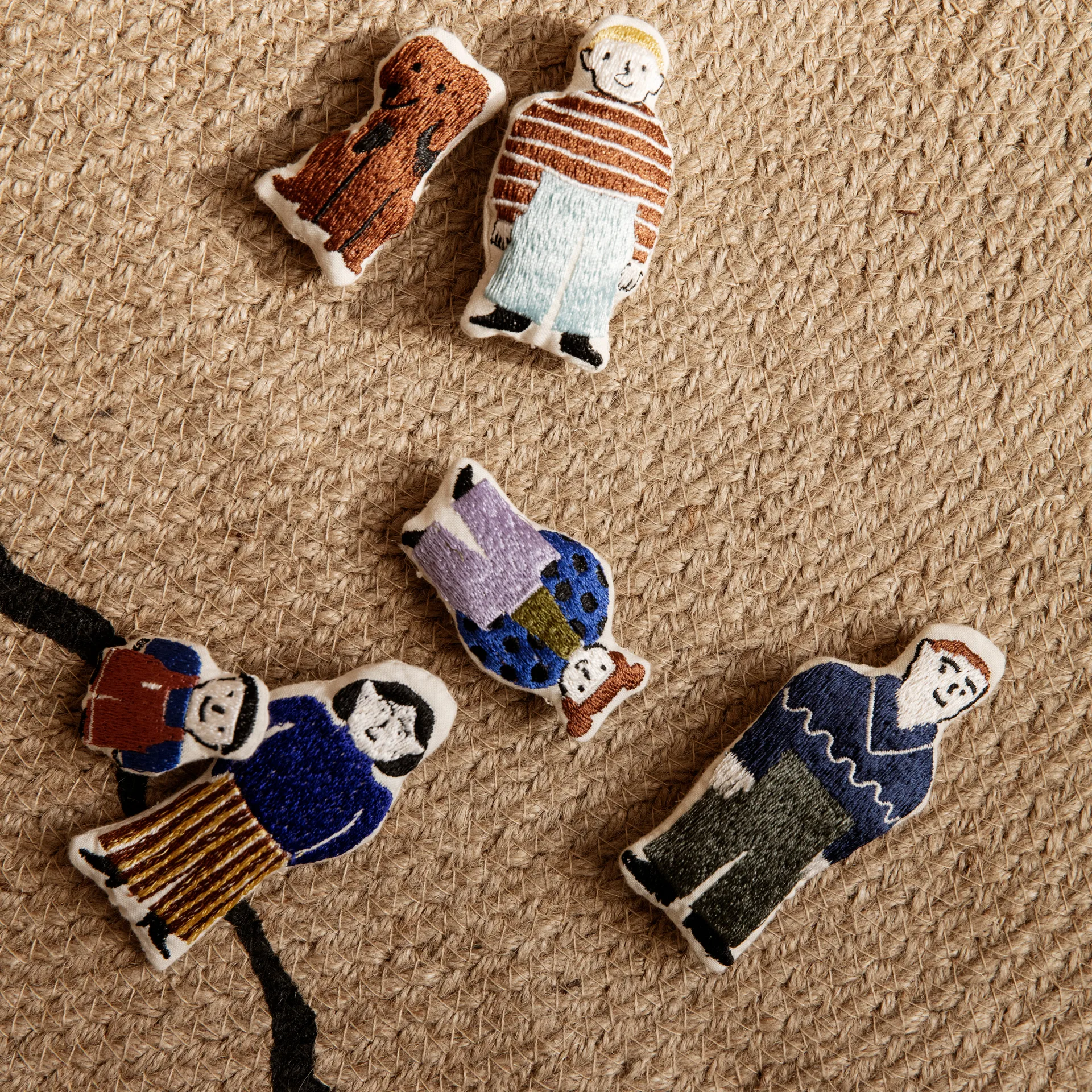 World juuttimatto small, Beige Ferm Living