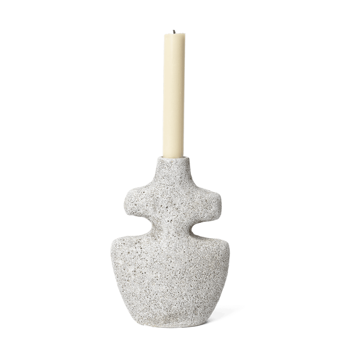 Yara kynttilänjalka medium - Harmaa pumisi - ferm LIVING