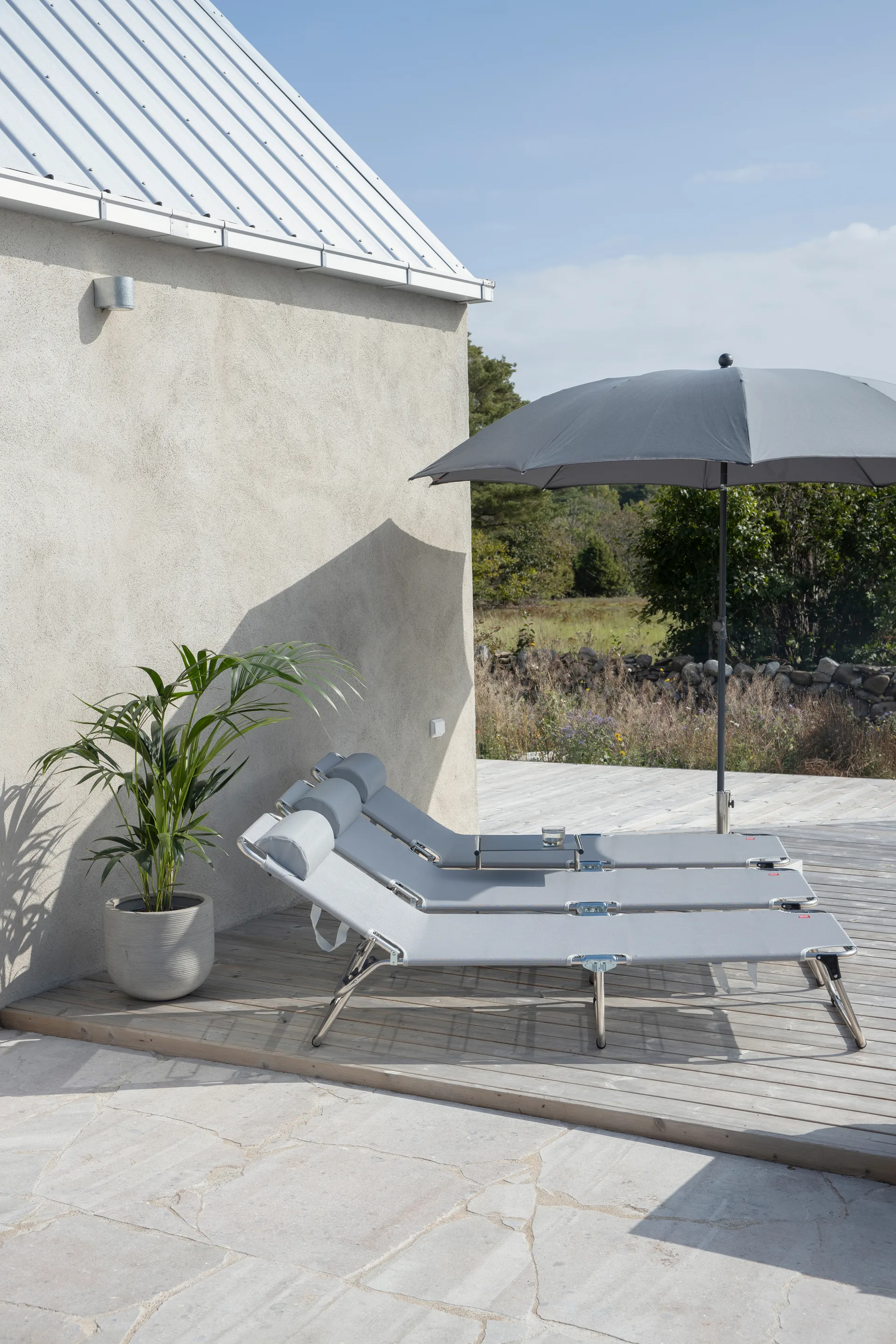 Amigo/Samba niskatyyny, Textaline grey Fiam