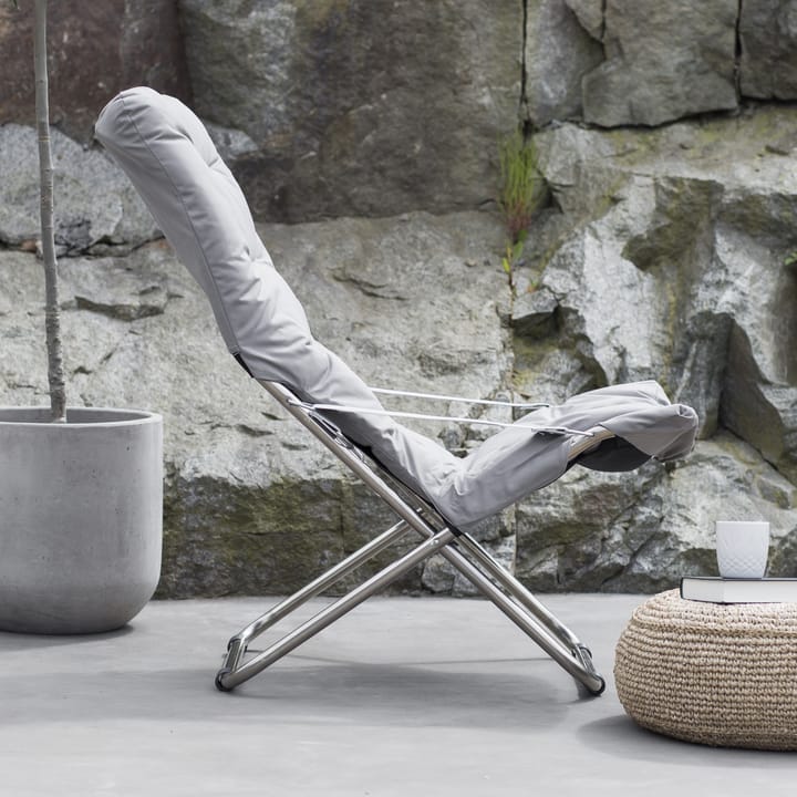 Fiesta Soft aurinkotuoli, Kangas grey-alumiinirunko Fiam