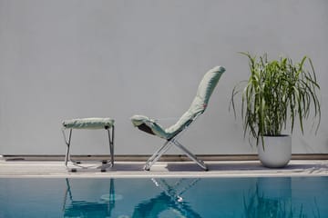 Fiesta Soft aurinkotuoli - Kangas sage green-alumiinirunko - Fiam