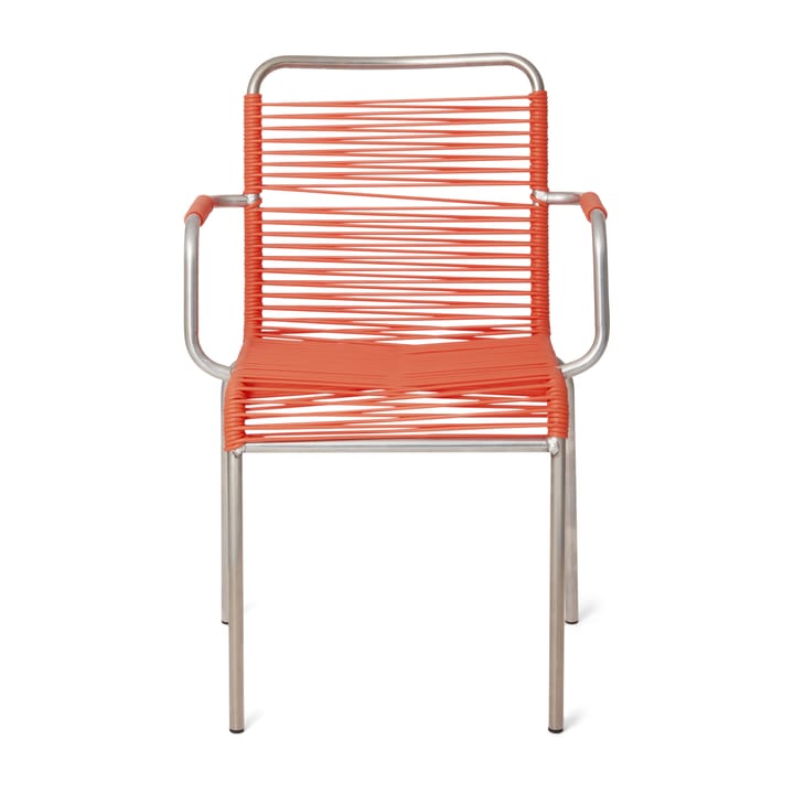 Mya käsinojatuoli alumiini, Orange Fiam