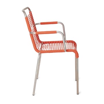 Mya käsinojatuoli alumiini - Orange - Fiam